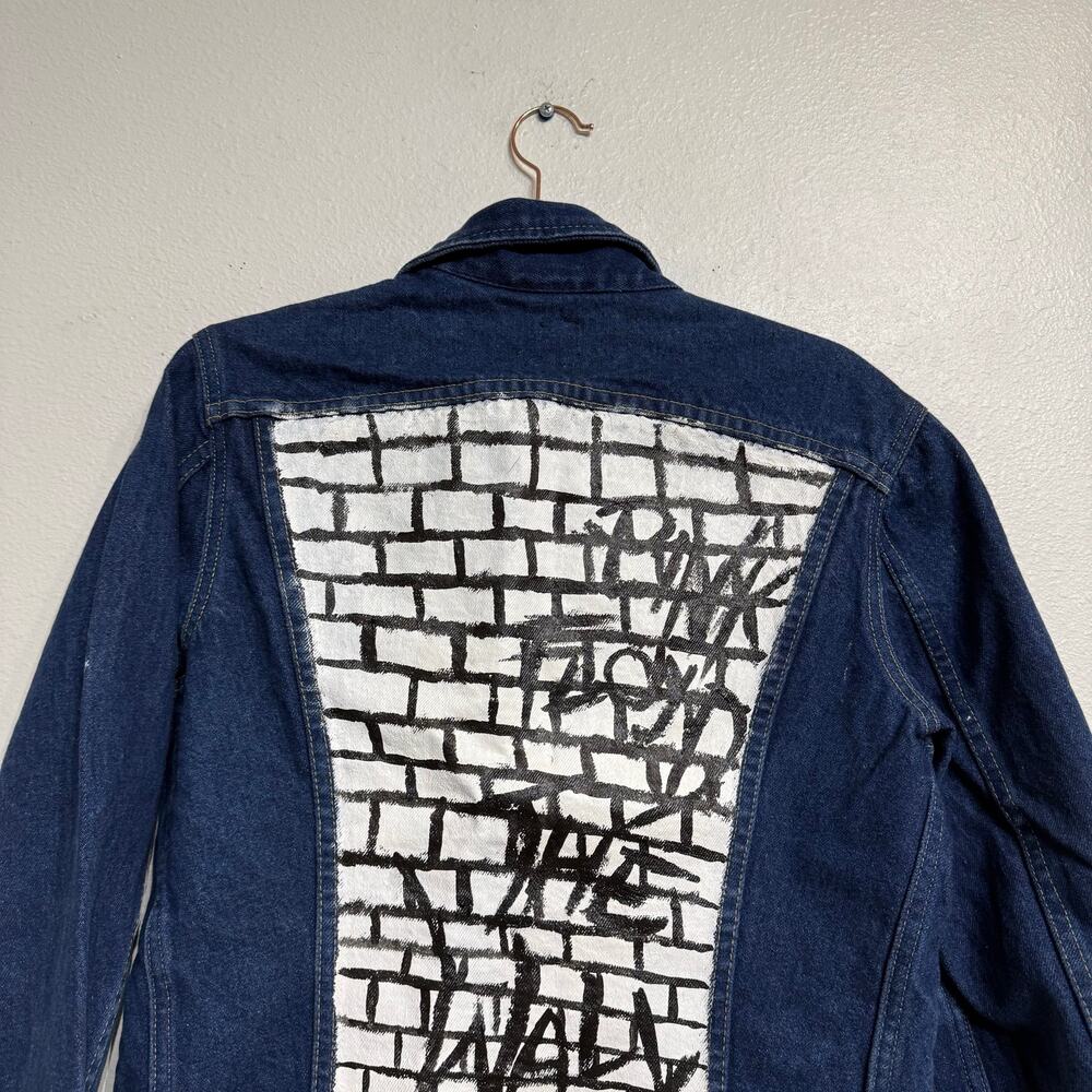 Lee Custom Pink Floyd Jean Jacket Sz S - Picture 6 of 11